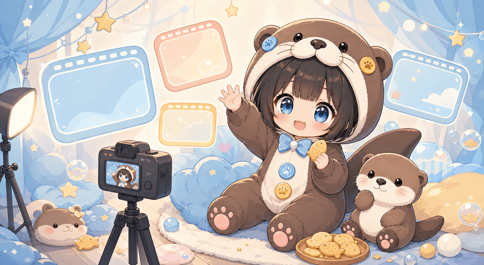 Otter O short video anime art